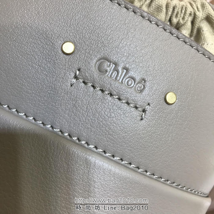 Chloe克洛伊 最新 進口小牛皮Roy系列 小號水桶包  ypk1003